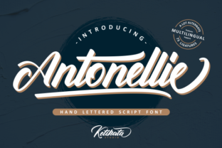 Antonellie: Bold Script Handwritten Fonts for Digital Branding