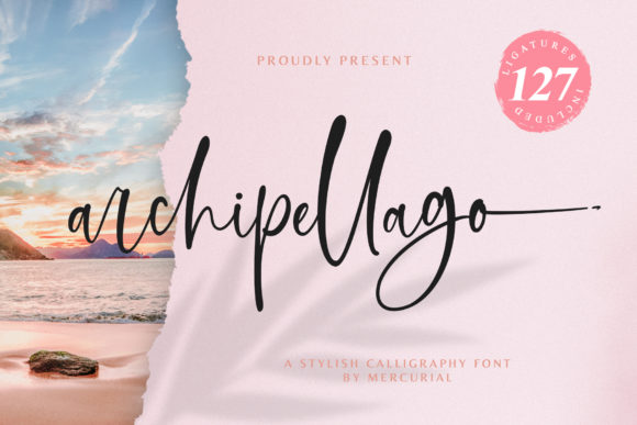 Archipellago: A Fashionable Handwriting Font for Signature Branding
