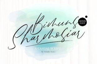 Bimuns Sharmosiar: The Bold Script Typeface for Modern Web Design