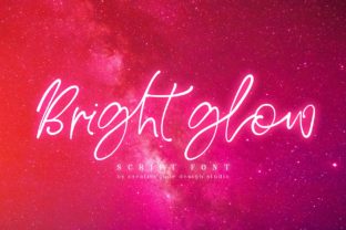 Bright Glow: The Perfect Script Handwritten Font for Cheerful Branding