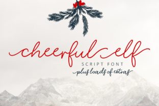 Cheerful Elf: A Script Handwritten Font for Festive Campaigns