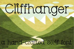 Cliffhanger Serif Font Review for Handmade Labels and Shop Branding