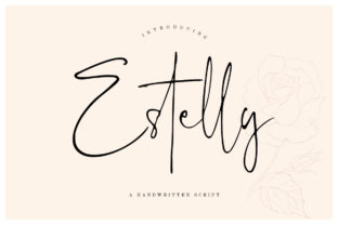 Estelly Handwritten Signature Font for Creative Projects