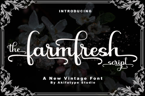 Farmfresh Script: The Vintage Handwritten Font for Crafters
