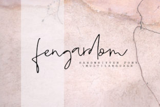 Fengardom: The Casual Handwritten Font for Modern Editorial Design