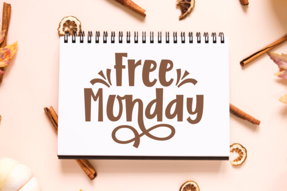 Free Monday Typeface: A Playful Handwritten Font for Small Business Branding