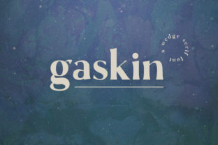 Gaskin Font Download: Modern Wedge Serif Review