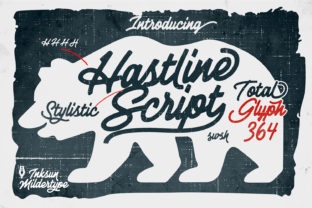 Hastline Typeface: A Bold Handwritten Font for Standout Branding