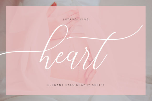 Heart: A Sweet Handwritten Font for Editorial Design