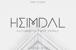 Heimdal Typeface: Futuristic Font for Bold Campaign Visuals