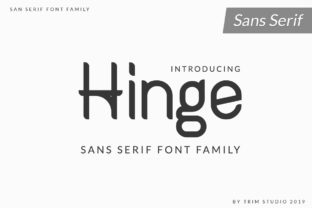 Hinge Typeface: Bold Sans Serif Fonts for Outdoor Campaigns