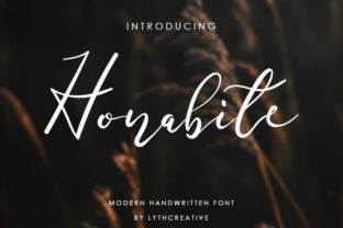 Honabite: The Script Handwritten Font for Elegant Brand Identity