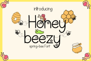 Honey Beezy: A Cute Script Handwritten Font for Cheerful Branding