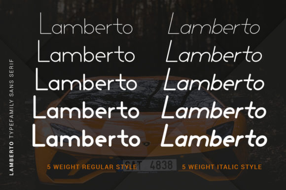 Lamberto Family: A Versatile Sans Serif Font for Modern Branding