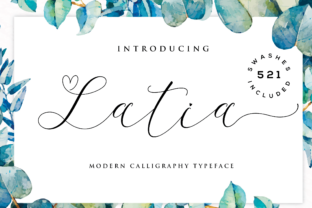 Latia Script Typeface: Elevating Editorial Design with Modern Elegance