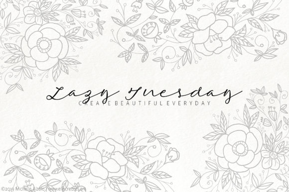 Lazy Tuesday Script: The Handwritten Font for Personal Branding