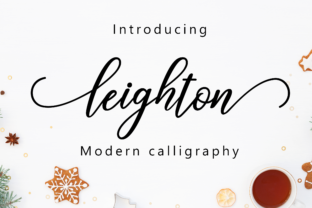 Leighton: A Modern Script Handwritten Font for Sophisticated Campaigns