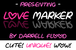 Love Marker: A Hand-Drawn Script Font for Crafters and Sellers