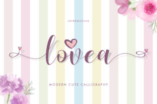 Lovea Script: A Modern Calligraphy Typeface for Cheerful Branding