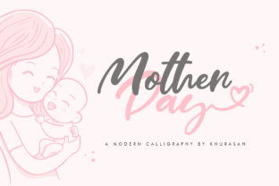 Mother Day Script Typeface for Warm Brand Identity