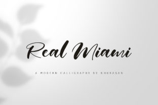 Real Miami: A Joyful Script Handwritten Font for Boutique Branding