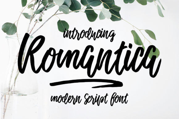Romantica Script: The Modern Typeface for Elegant Campaign Design