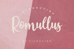 Romullus: The Playful Script Handwritten Font for Bold Designs