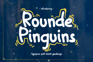 Rounde Pinguins: The Perfect Script Handwritten Font for Crafters