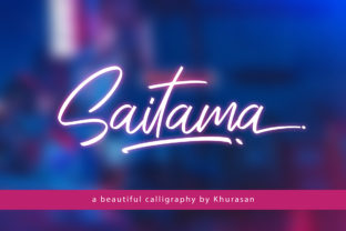 Saitama Font Review: The Ultimate 80s Script Download