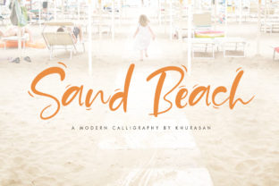 Sand Beach Font: A Handwritten Typeface for Modern Brand Identity