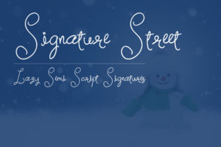 Signature Street: The Lazy Script Font Review