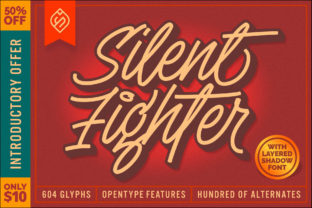 Silent Fighter: The Versatile Monoline Script for Modern Branding