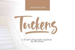 Tuckers Script Handwritten Font for Vintage Branding
