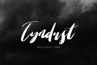 Tyndust: The Trendy Hand Painted Script Font for Scroll-Stopping Designs