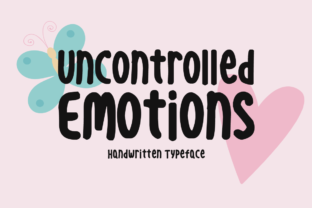 Uncontrolled Emotions Typeface Review for Editorial Design